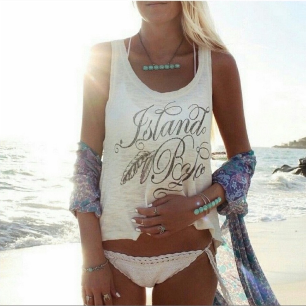 Island Boho Cream Tank Top spell, and the Gypsy
